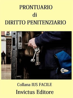 cover image of Prontuario di diritto penitenziario